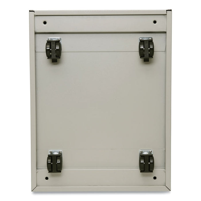 File Pedestal with Full-Length Pull, Left or Right, 2 Legal/Letter-Size File Drawers, Putty, 14.96" x 19.29" x 27.75"