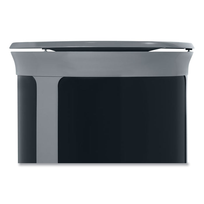 ENHANCE Series Waste Receptacle, 23 gal, Metal, Pearl Gray/Umbra Gray
