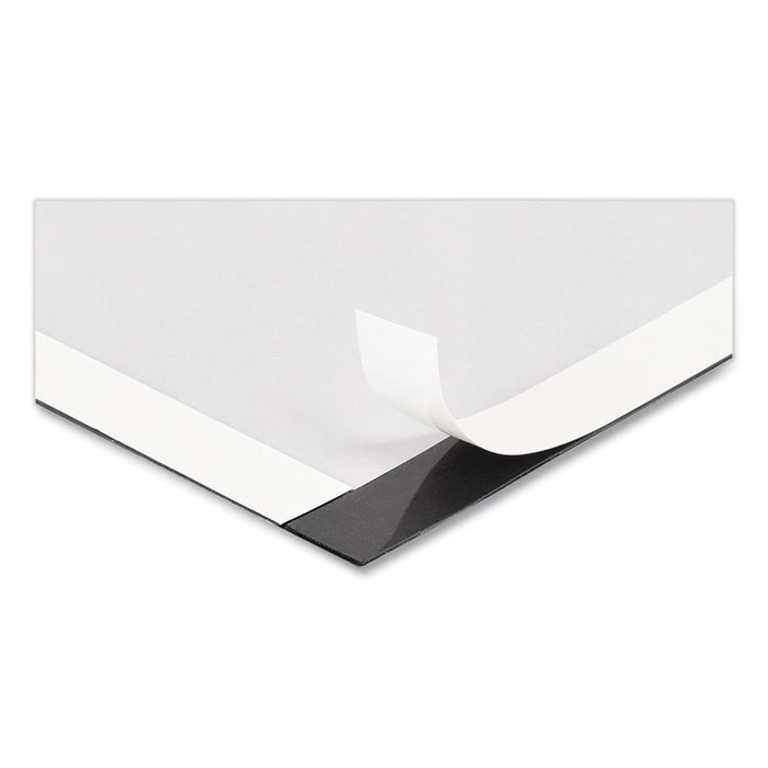 Self-Adhesive Sign Holders, 8.5 x 11 Insert, Clear with Red Border Frame, 2/Pack