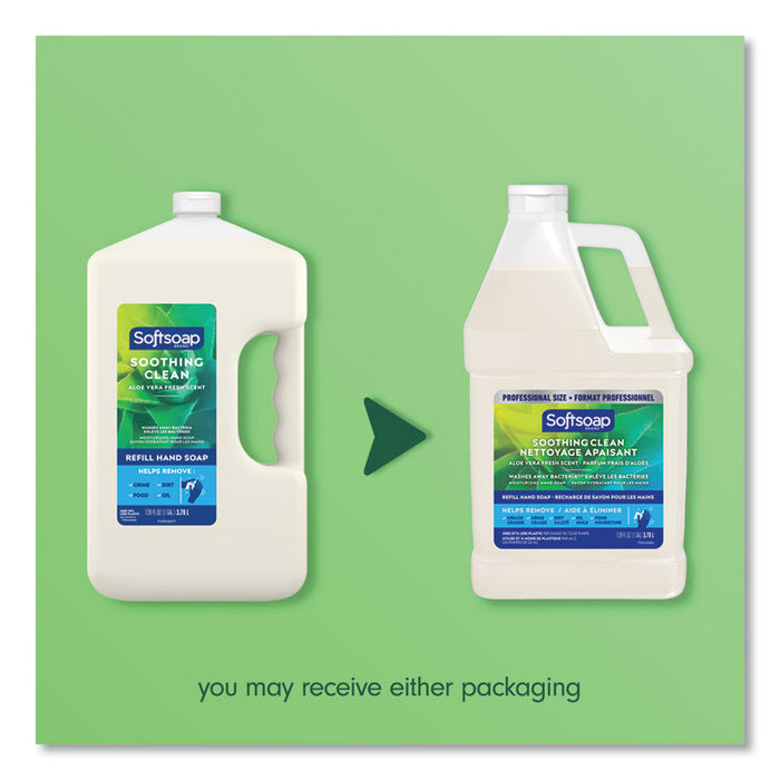 Liquid Hand Soap Refill with Aloe, Aloe Vera Fresh Scent, 1 gal., 4/Carton