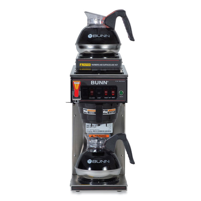 CWTF15-3 12 Cup Automatic Coffee Brewer, Gray/Stainless Steel