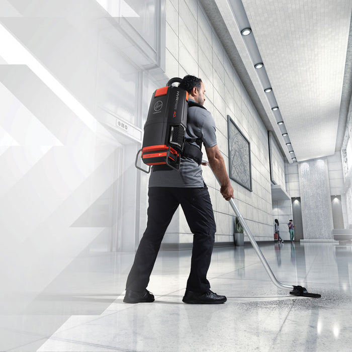HVRPWR 40V Cordless Backpack Vacuum, 6 qt, Black