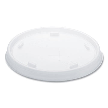 Plastic Cold Cup Lids, Fits 8 oz to 9 oz Cold Cups, Translucent, 100/Pack, 10 Packs/Carton