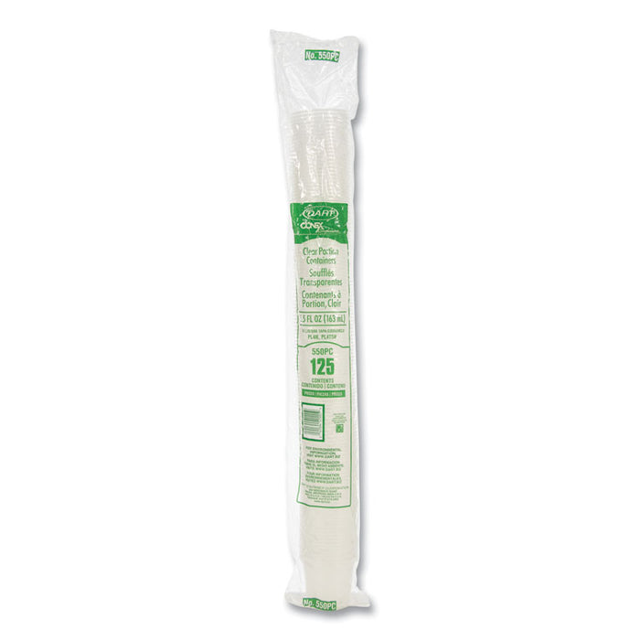Conex Complements Portion/Medicine Cups, 5.5 oz, Plastic, Translucent, 125/Bag, 20 Bags/Carton