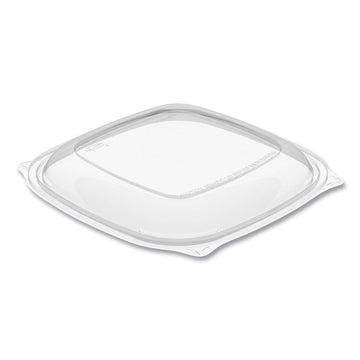PresentaBowls Pro Clear Square Lids for 24 oz to 32 oz Bowls, 8.5 x 8.5 x 0.5, Clear, Plastic, 63/Bag, 4 Bags/Carton