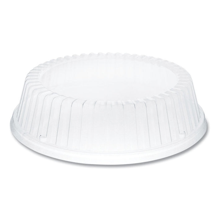 Dome Covers for Dinnerware, For 9" Foam Plates, Clear, Plastic, 125/Bag, 4 Bags/Carton