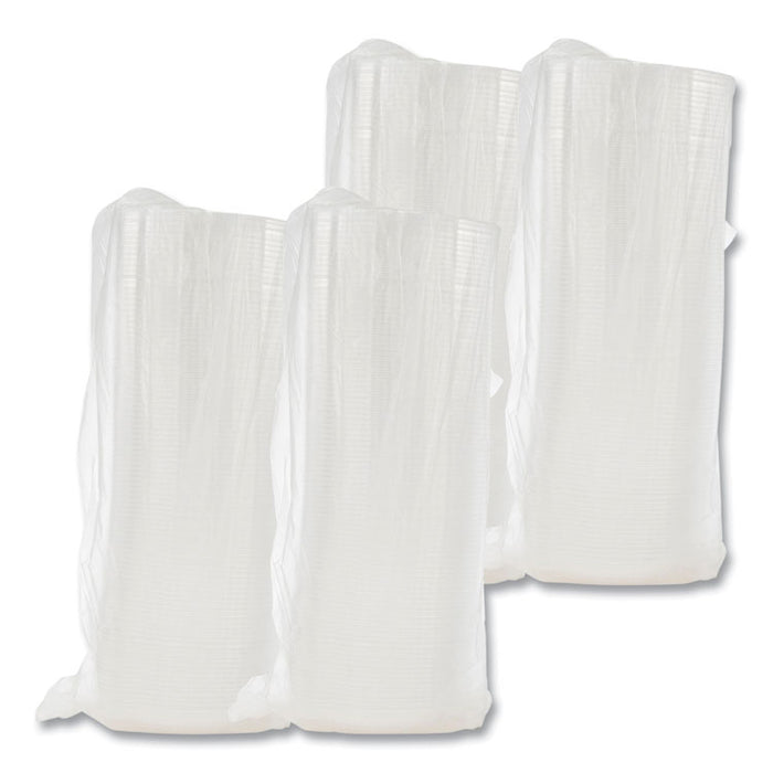 Dome Covers for Dinnerware, Clear, Plastic, 125/Bag, 4 Bags/Carton