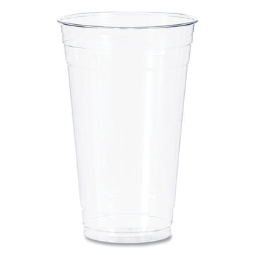 Ultra Clear PETE Cold Cups, 24 oz, Plastic, Clear, 50/Sleeve, 12 Sleeves/Carton