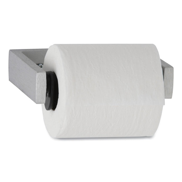 Toilet Tissue Dispenser for Single Roll, 6.5 x 4 x 1, Gray
