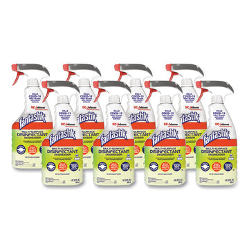 Multi-Surface Disinfectant Degreaser, Herbal Scent, 32 oz Spray Bottle, 8/Carton
