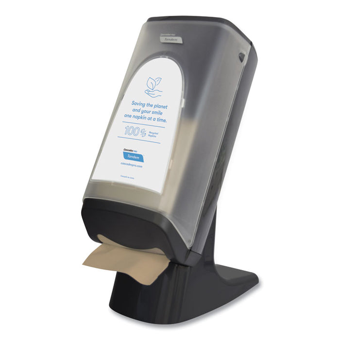 Tandem Stand/Wall Napkin Dispenser, 9.06 x 12.4 x 20.28, Gray