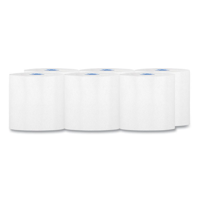Perform Hardwound Roll Towels for Tandem Dispensers, 1-Ply, 7.5" x 775 ft, Ultra White, 6/Carton