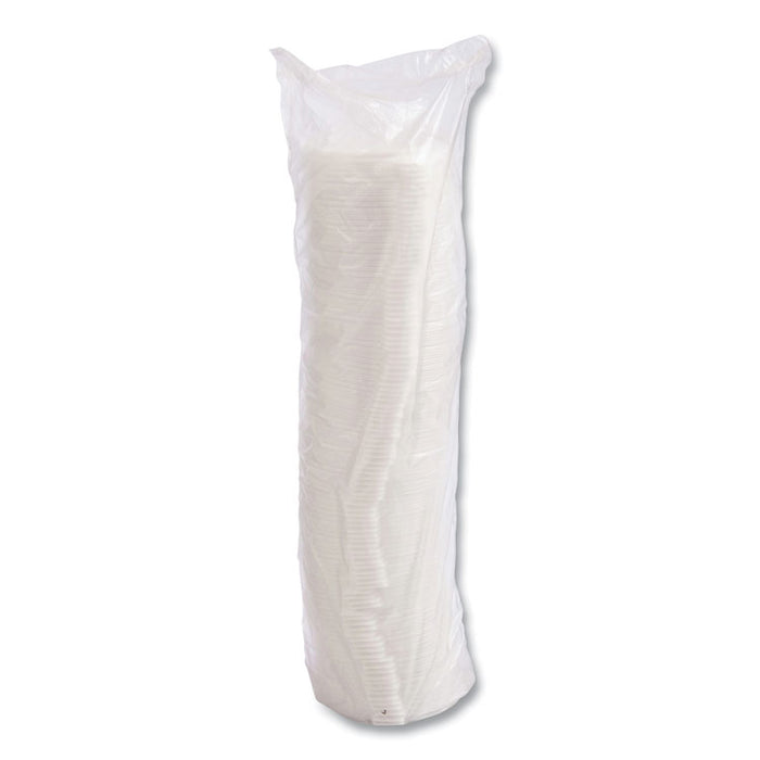 Lift n' Lock Plastic Hot Cup Lids, Fits 10 oz Hot Cups, White, 1,000/Carton