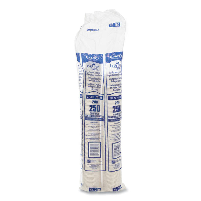 Paper Portion Cups, ProPlanet Seal, 2 oz, White, 250/Bag, 20 Bags/Carton