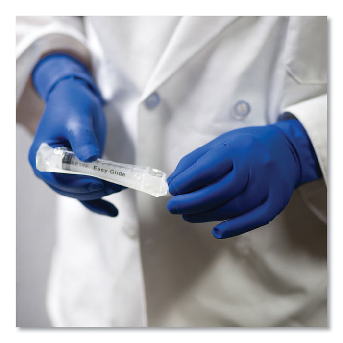 Latex Exam Gloves, Powder-Free, Large, 13 mil Thick, 11.6" Long, Blue, 50/Box, 10 Boxes/Carton
