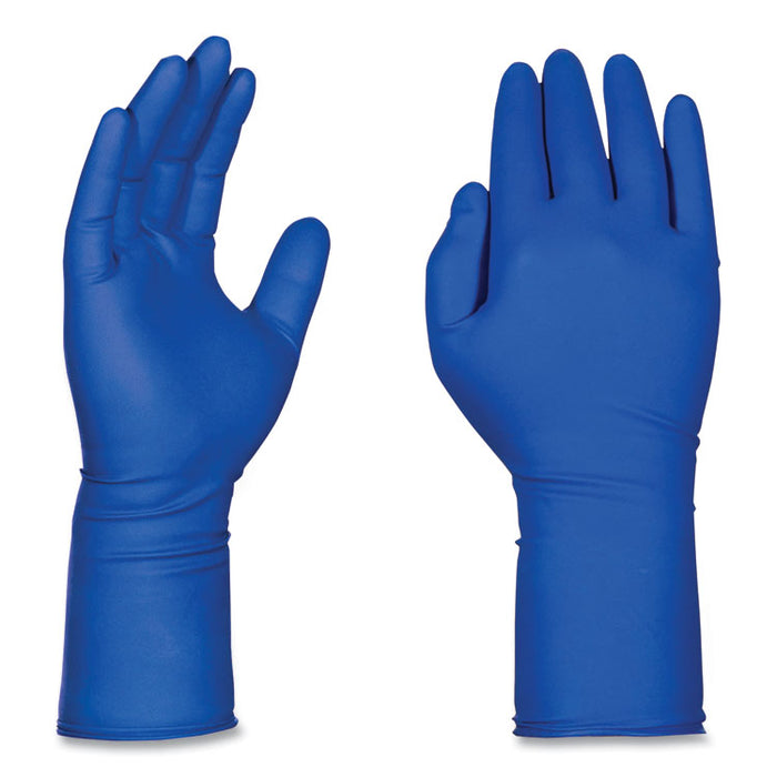 Latex Exam Gloves, Powder-Free, X-Large, 13 mil Thick, 11.6" Long, Blue, 50/Box, 10 Boxes/Carton