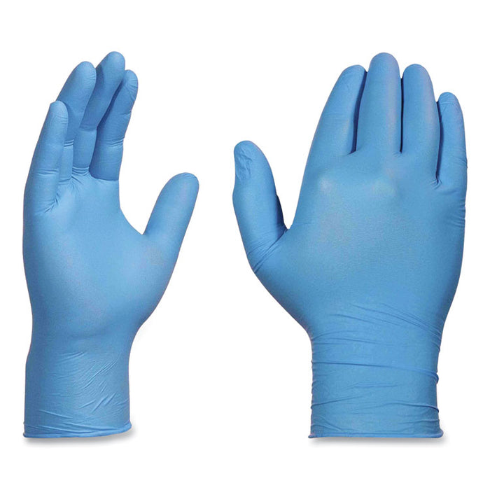Nitrile Exam Gloves, Powder-Free, Small, 3 mil Thick, 9.5" Long, Light Blue, 100/Box, 10 Boxes/Carton