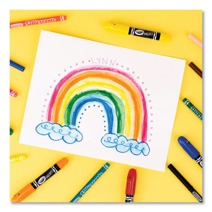 Bulk Crayons, Regular Size, 0.31" x 3.63", Yellow, 12/Box