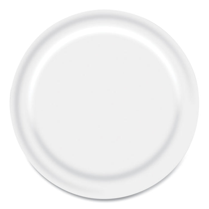 Paper Dinnerware, Plate, 6" dia, White, 1,000/Carton
