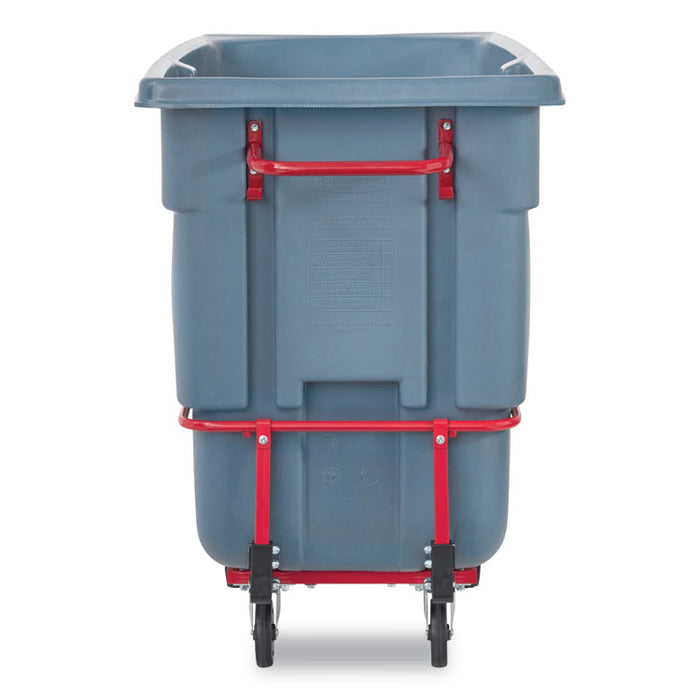 1 cu yd BRUTE DURATILT Frame Tilt Truck, Standard Duty, 1,200 lb Capacity, Gray