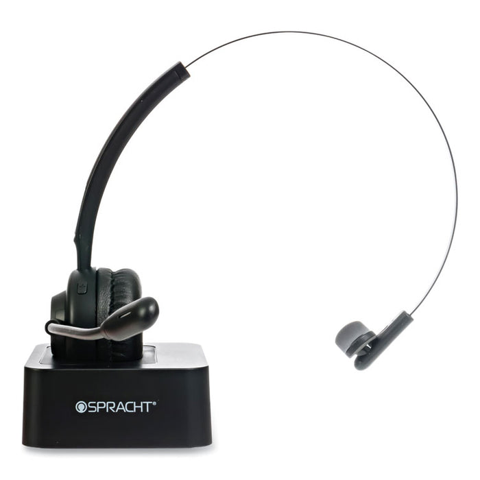 ZuM BT Mobile Office Monaural Over The Head Headset, Black