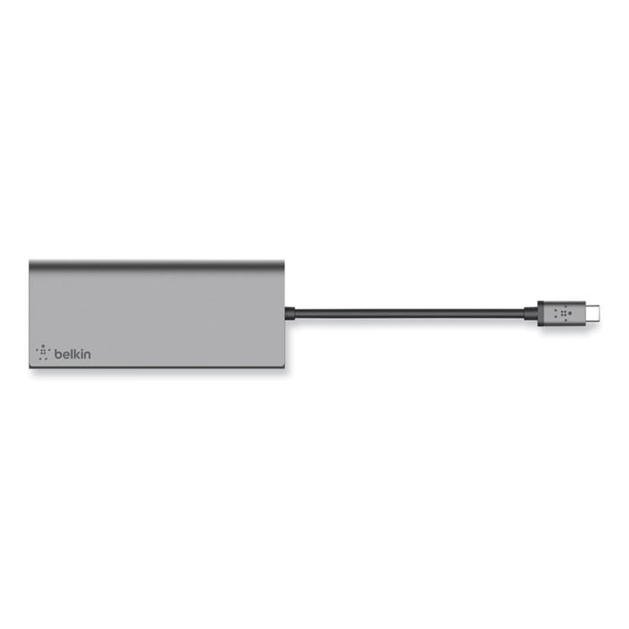 USB-C Multimedia Hub, 6 Ports, Space Gray