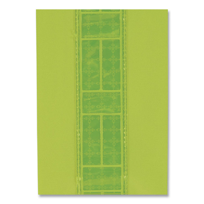 GloWear 8140BA Class 1 Breakaway Sash, Polyester, 3X-Large Plus, Lime