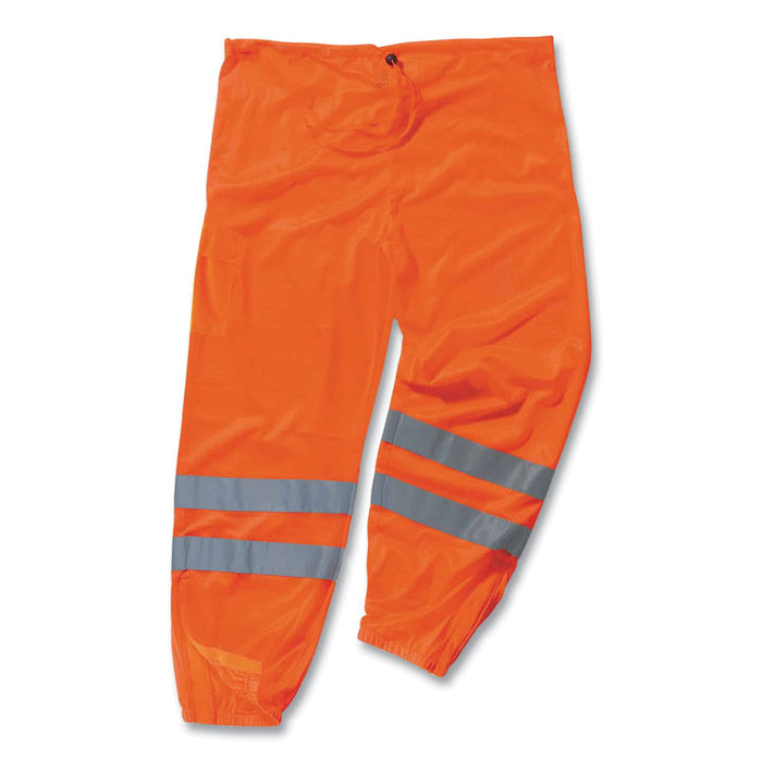 GloWear 8910 Class E Hi-Vis Pants, Small/Medium, Orange