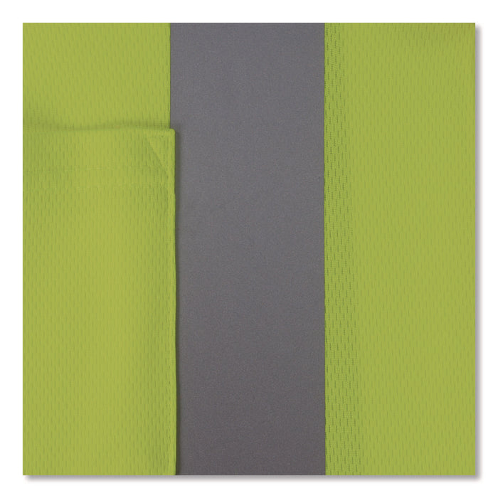 GloWear 8295 Class 2 Hi-Vis Polo Shirt, Medium, Lime