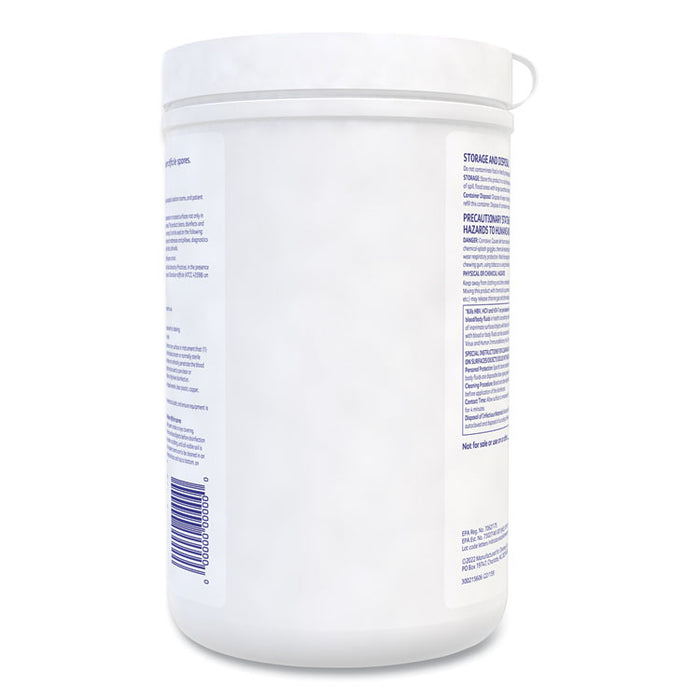 Avert Sporicidal Disinfectant Cleaner Wipes, 6 x 7, Chlorine Scent, 160/Canister, 12/Carton