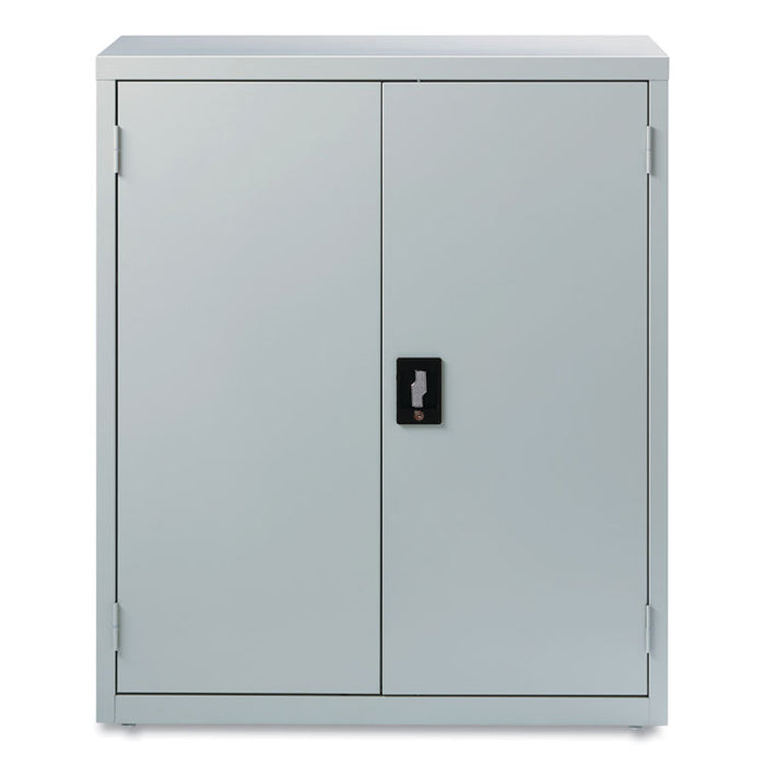 Economy Assembled Storage Cabinets, 3 Shelves, 36" x 18" x 42", Light Gray