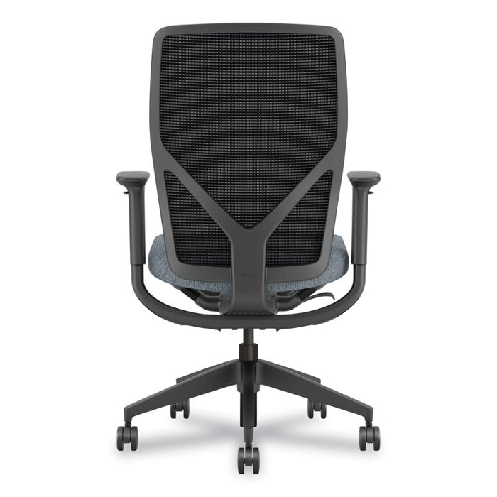Flexion Mesh Back Task Chair, Supports Up to 300 lb, 14.81" to 19.7" Seat Height, Black/Basalt