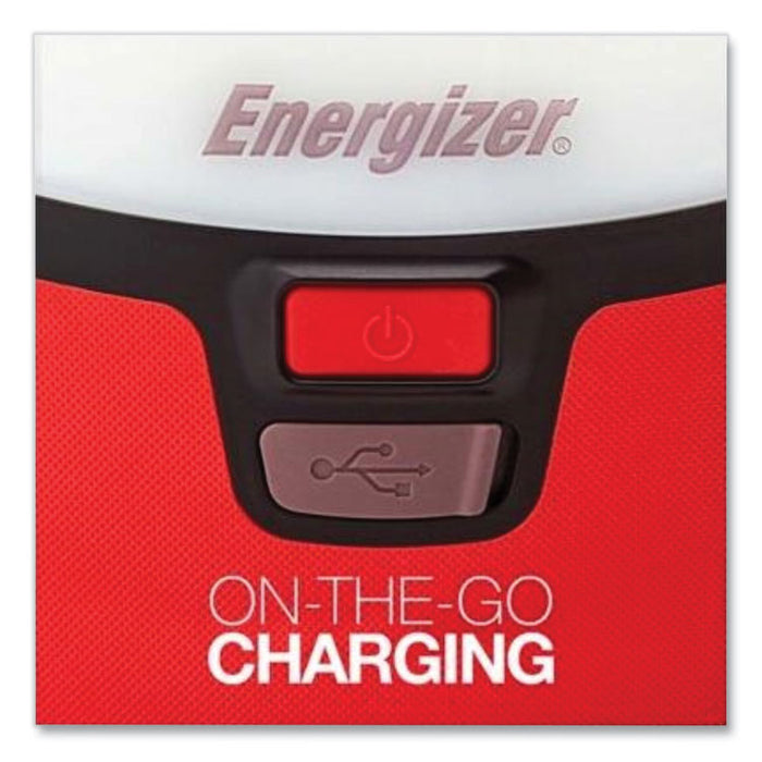 Vision LED USB Lantern, 4 D Batteries (Sold Separately), Red/White