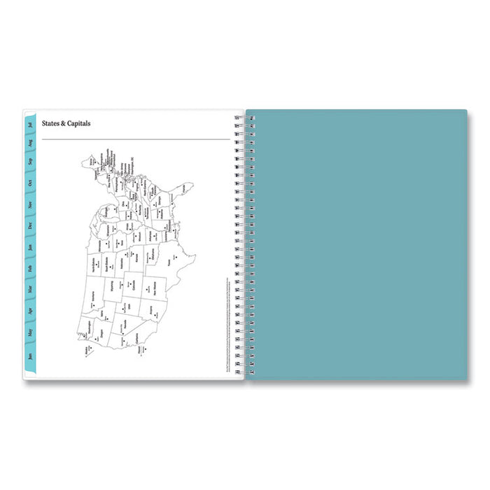 Teacher Dots CYO Cover Weekly/Monthly Lesson Planner, 9 Classes, Multicolor Cover, 11 x 8.5, 12-Month (July-June), 2025-2026