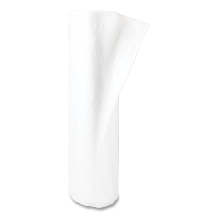High-Density Commercial Can Liner Value Pack, 45 gal, 14 mic, 40" x 46", Natural, Interleaved Roll, 25 Bags/Roll, 10 Rolls/CT