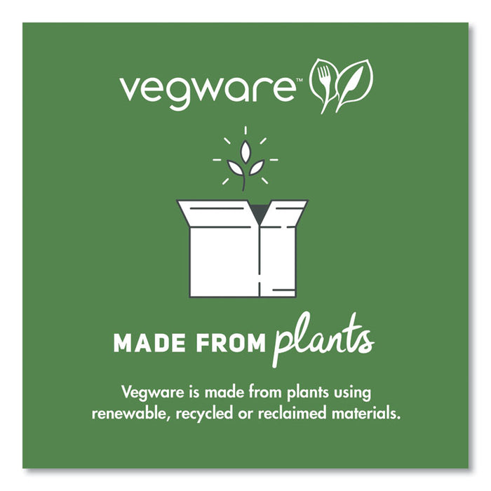 Soup Containers, Compostable, 6 oz, 3.5" Diameter x 1.7" h, Green/White, Paper, 1,000/Carton