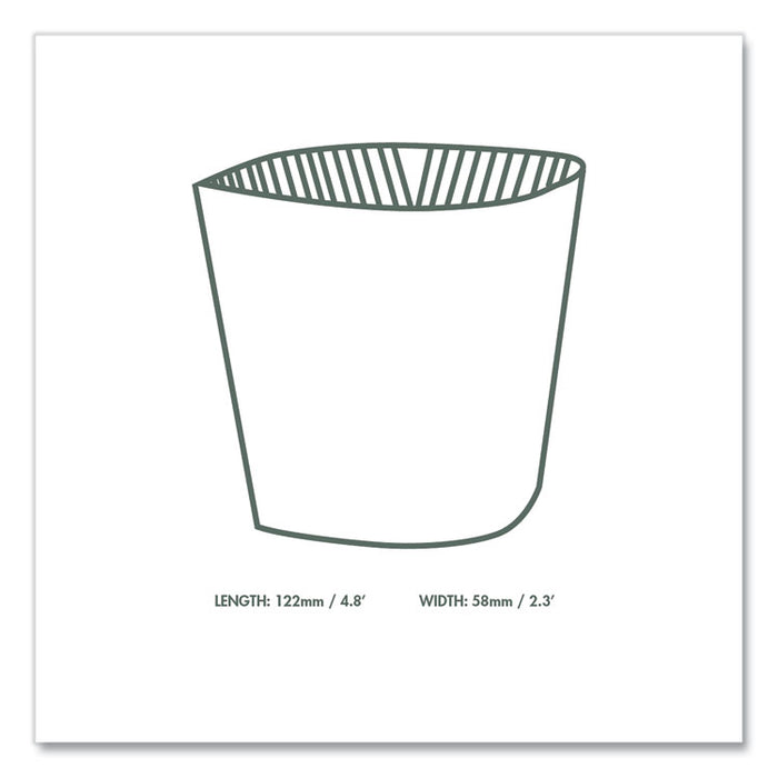 Kraft Hot Cup Sleeves, Fits Vegware 89-Series Hot Cups, Kraft, 1,000/Carton
