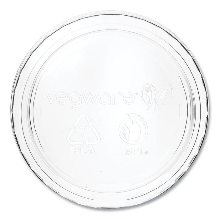 Portion Pot Lids, Fits Vegware 2 oz to 4 oz Portion Pots, Plastic, Clear, 2,000/Carton