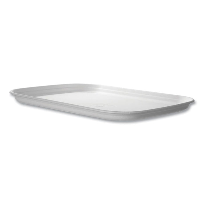 Regalia Renewable Sugarcane Tray, 13 x 17 x 1.3, White, 100/Carton