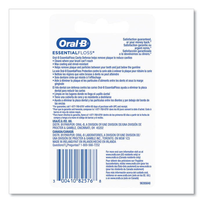 Essential Floss, 55 yd, Unscented, 24/Carton