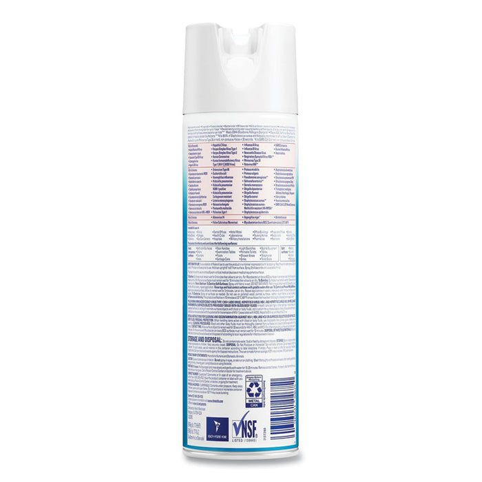 Disinfectant Spray, Fresh Scent, 19 oz Aerosol Spray, 12/Carton