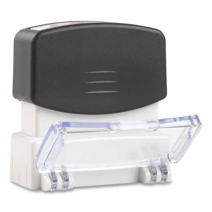Message Stamp, E-MAILED, Pre-Inked One-Color, Blue
