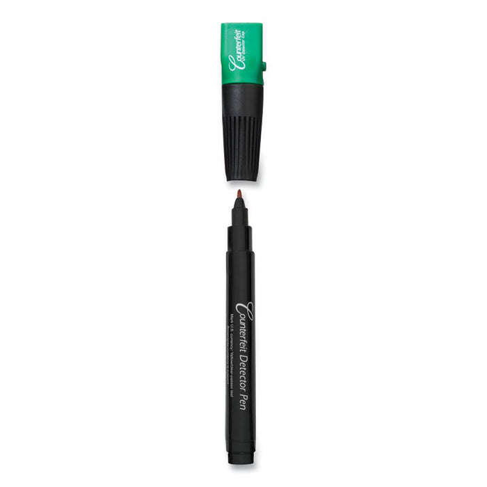 Counterfeit Money Detection System for USD and Most International Currencies, 2 Detection Methods, 0.8 x 0.8 x 6, Black/Green