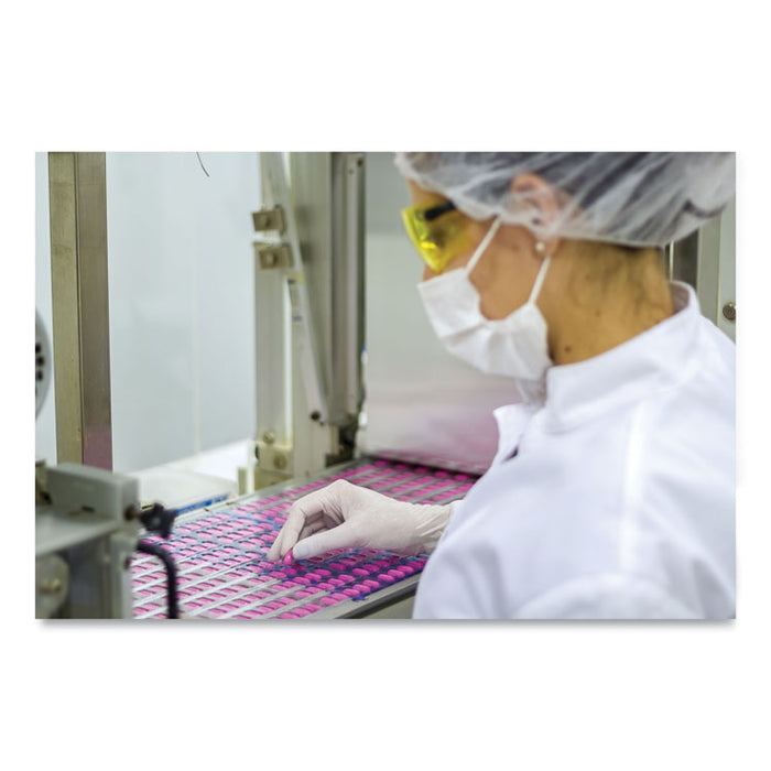Latex Examination Gloves, Powder-Free, Small, 5 mil Thick, 9.45" Long, Cream, 100/Box, 10 Boxes/Carton