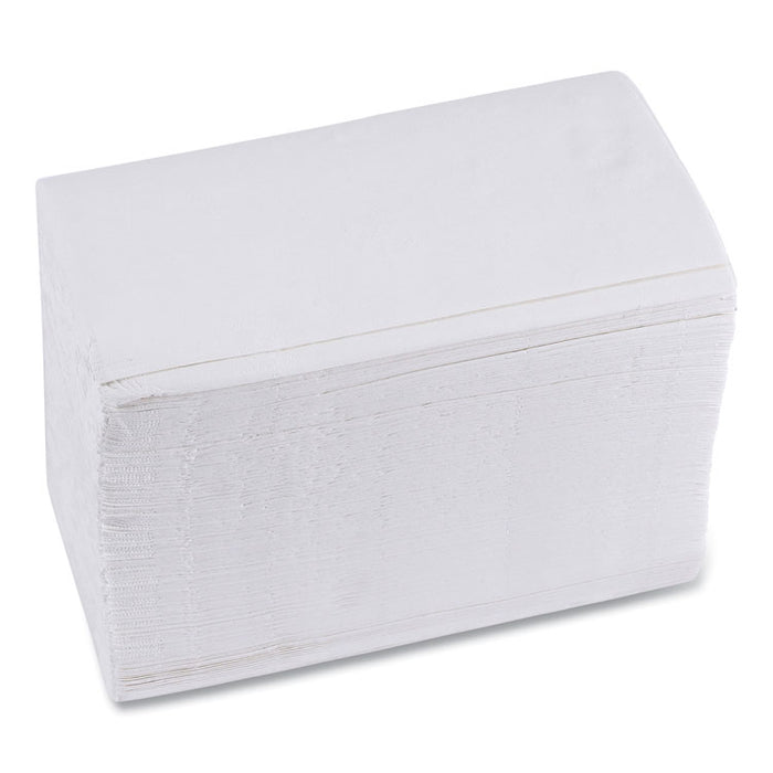 1/8-Fold Dinner Napkins, 2-Ply, 15 x 17, White, 150/Pack, 20 Packs/Carton