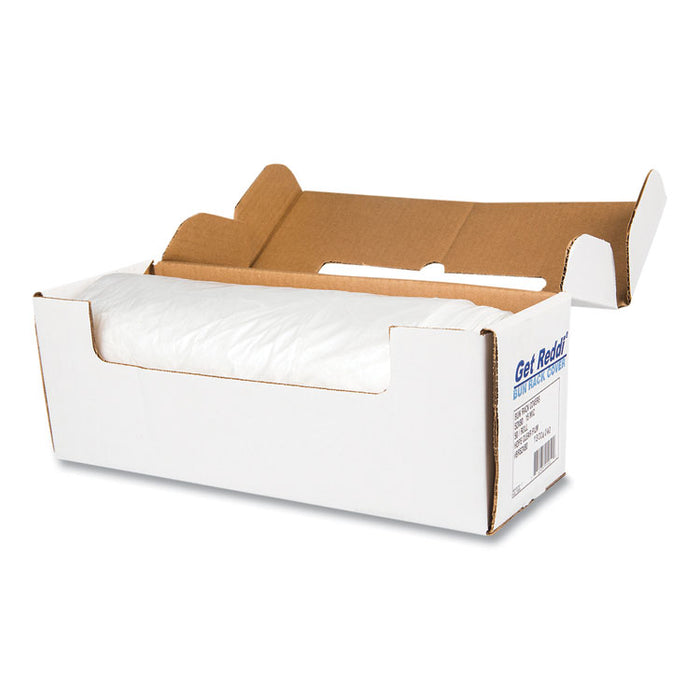 Bun Rack/Pan Cover Film, 52 x 80, 1-Rack, 15 Micron, Clear, 50/Carton