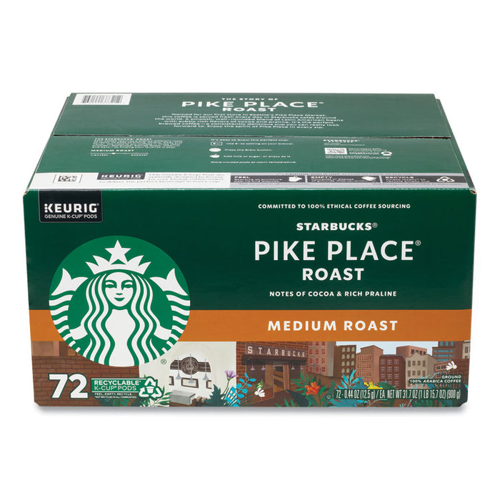 Pike Place Coffee K-Cups, Pike Place Roast, 72/Carton