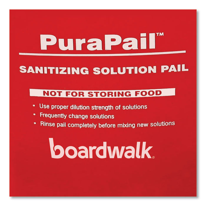 PuraPail, 6 qt, Red/White