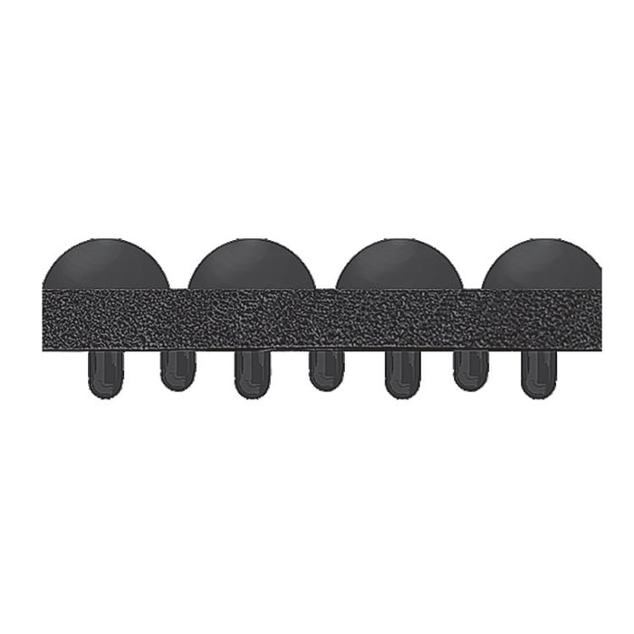 Yoga-Flex, Rectangular, Black High/Low Bubble Surface, 24" x 36"