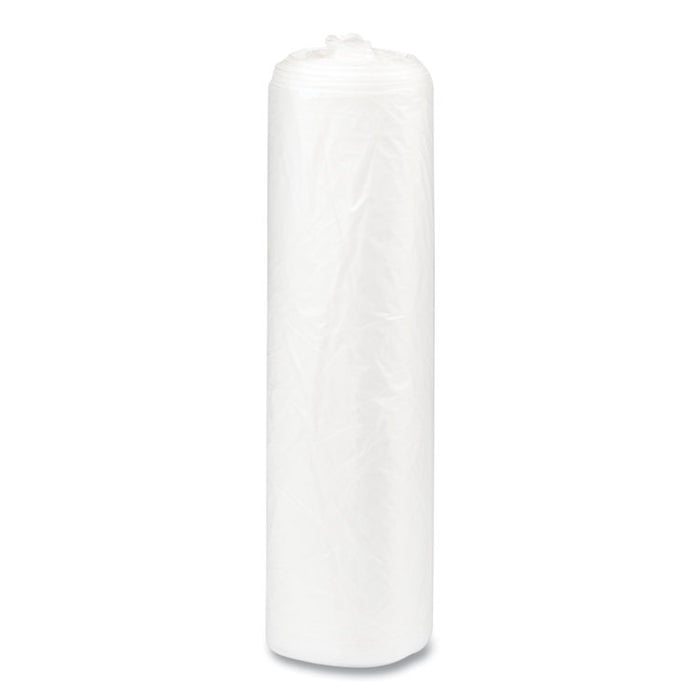High-Density Commercial Can Liners, 16 gal, 6 mic, 24" x 33", Natural, Interleaved Roll, 50 Bags/Roll, 20 Rolls/Carton